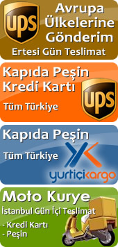 Kap�da Kredi Kart�, Pe�in, Motorlu Kurye, G�n ��in Teslimat ve Yurt D��� G�nderim