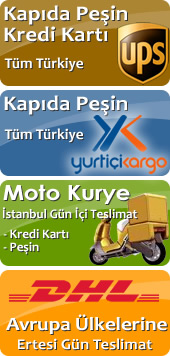 Kap�da Kredi Kart�, Pe�in, Motorlu Kurye, G�n ��in Teslimat ve Yurt D��� G�nderim