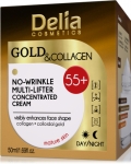 Delia Gold & Collagen Krklk Giderici Krem 55+