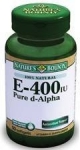 Nature's Bounty Vitamin E-400 IU