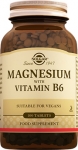 Solgar Magnesium with Vitamin B6 Tablet