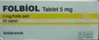 Folbiol Tablet - Folik Asit