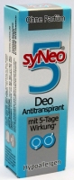 Syneo 5 Unisex Ter �nleyici Deodorant