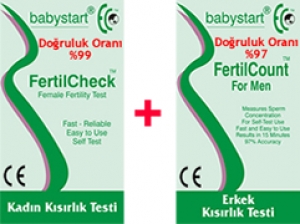 Babystart FertilCheck Plus Kadn-Erkek Ksrlk Testi