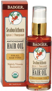 Badger Seabuckthorn Hair Oil - Tm Salar in Bakm Ya