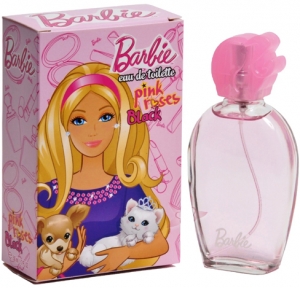 Barbie Pink Roses Black EDT ocuk Parfm