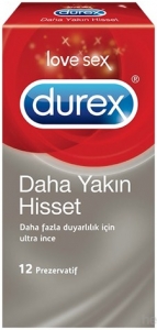 Durex Daha Yakn Hisset Prezervatif (Ultra nce)