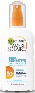 Garnier Ambre Solaire Sensitive Advanced Gne Koruyucu Sprey SPF 50+