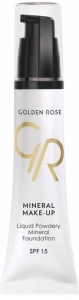 Golden Rose Liquid Powdery Mineral Foundation - Mineral Likit Fondten SPF 15