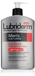 Lubriderm Men's 3-in-1 Lotion with Light Fragrance