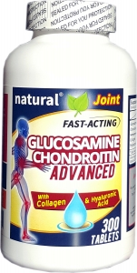 Natural Joint Glucosamine Chondroitin Advanced With Collagen & Hyaluronic Acid Kapsl