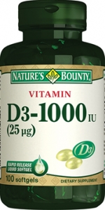 Nature's Bounty Vitamin D3 1000 IU