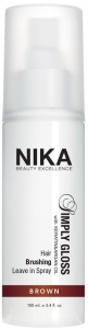 Nika Simply Gloss Therapy Brown Kahve Yansma Renk Canlandrc Sprey
