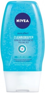 Nivea Pure Effect Clean Deeper Gnlk Temizleme & Peeling Jeli