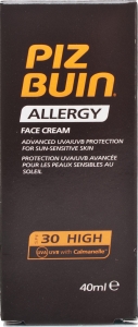 Piz Buin Allergy Sun Sensitive Skin Face Cream - Hassas Ciltler iin Yz Kremi
