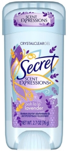 Secret Scent Expressions ooh-la-la Lavender Antiperspirant Gel Deodorant