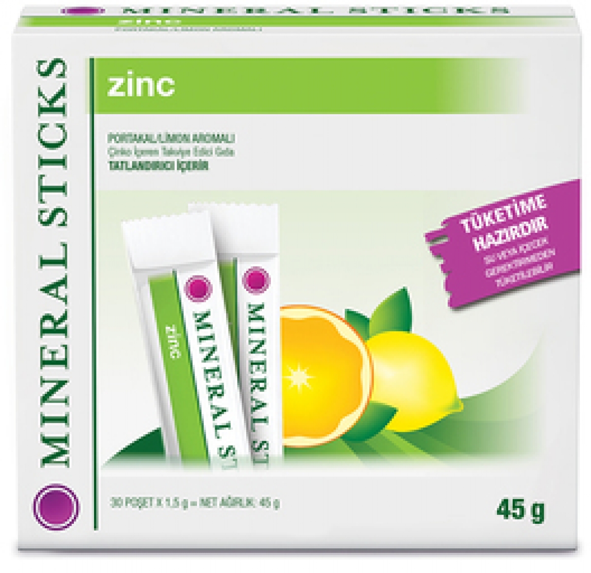 Amway Mineral Sticks Zinc 103,49 TL'ye Sipariş