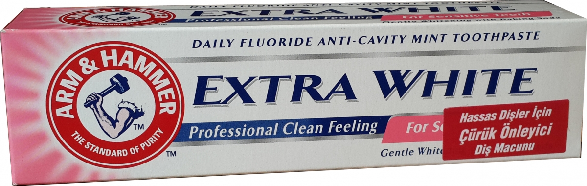 Arm Hammer Extra White For Sensitive Teeth Hassas Disler Icin Curuk Onleyici Dis Macunu 45 00 Tl Ye Siparis