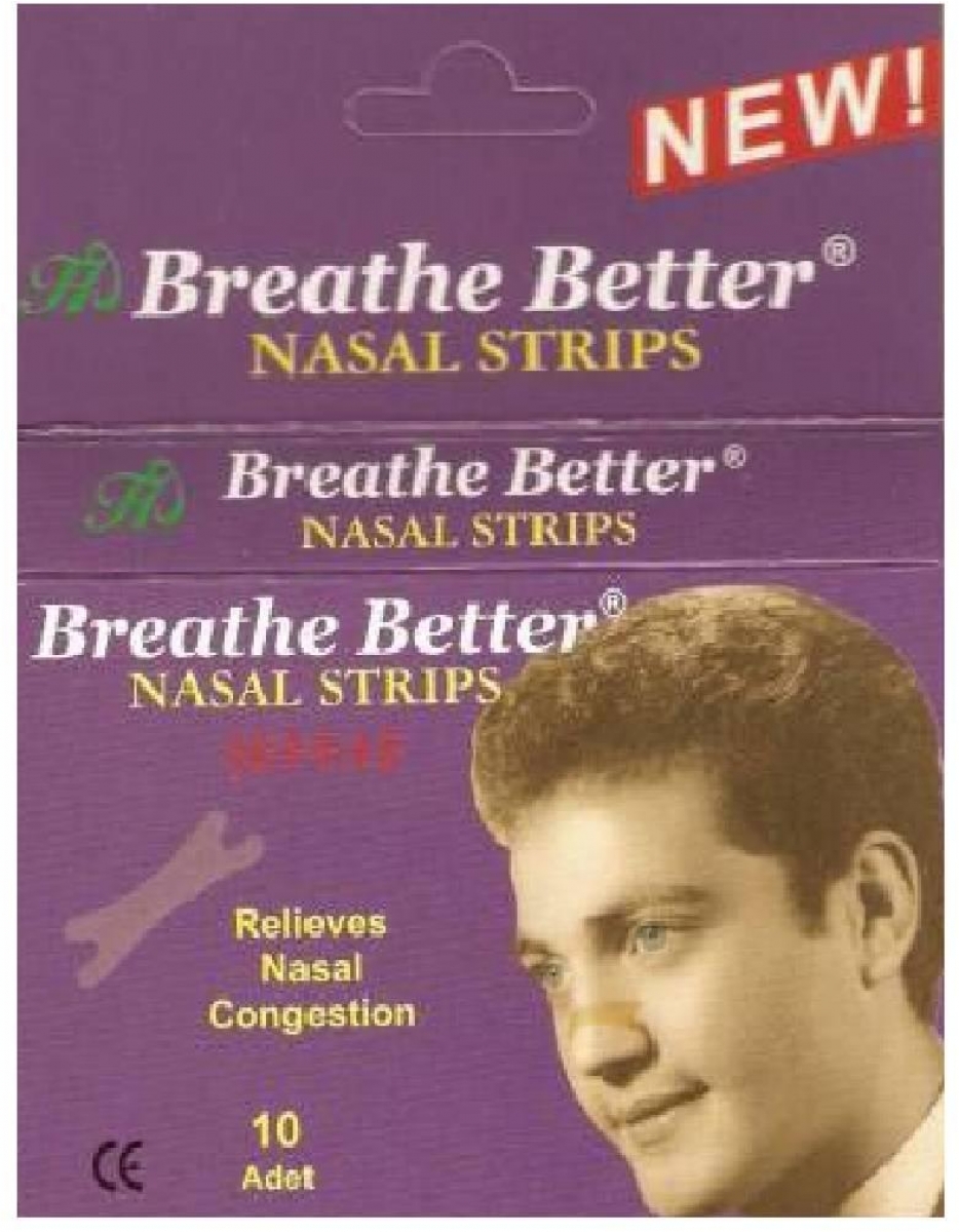 Breathe Better Nasal Strips Burun Band 8 90 TL ye Sipari 