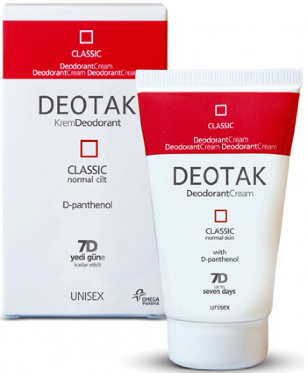Deotak Classic Deodorant Krem 20,99 TL'ye Sipariş