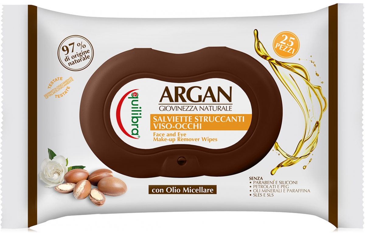 Equilibra Argan Yagli Yuz Goz Makyaj Temizleme Mendili 41 23 Tl Ye Siparis