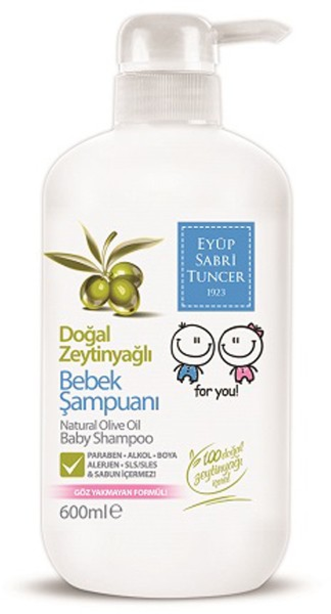 Eyüp Sabri Tuncer Doğal Zeytinyağlı Bebek Şampuanı 21,50 TL�ye Sipariş