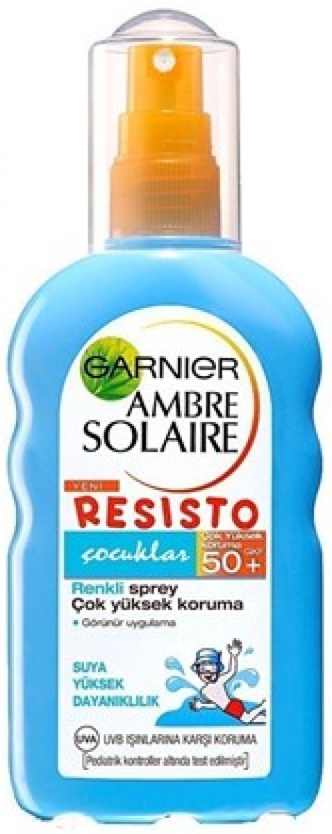Garnier Ambre Solaire Cocuklar Icin Renkli Gunes Koruyucu Sut Sprey Spf 50 49 55 Tl Ye Siparis