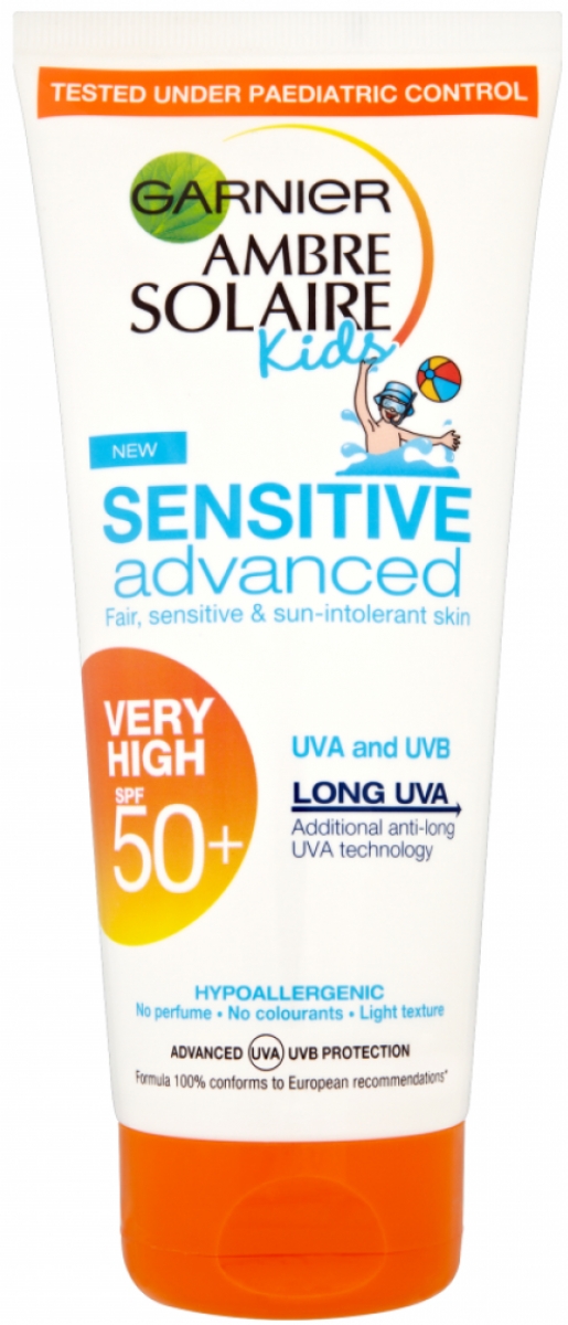 Garnier Ambre Solaire Sensitive Advanced Cocuklar Icin Gunes Koruyucu Spf 50 89 99 Tl Ye Siparis