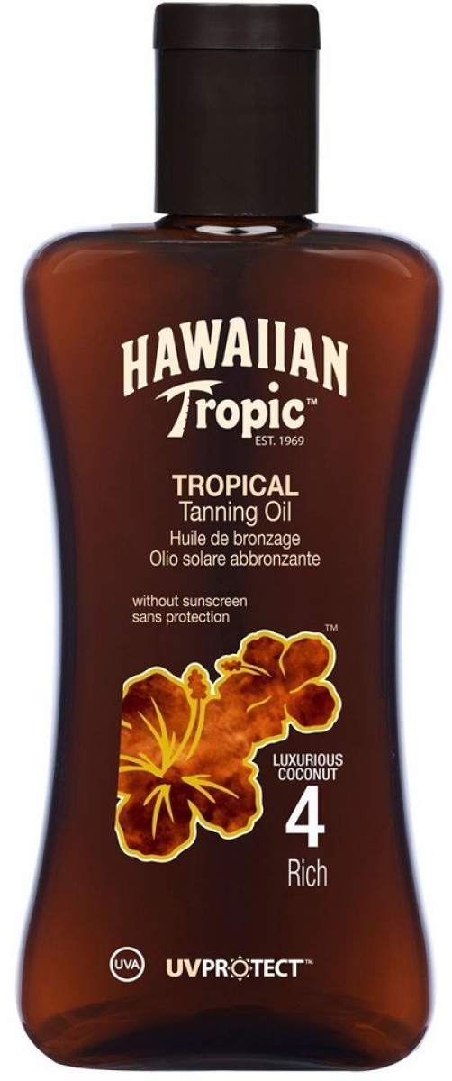 Hawaiian Tropic Tropical Dark Tanning Oil SPF 4 53,10 TL'ye Sipariş