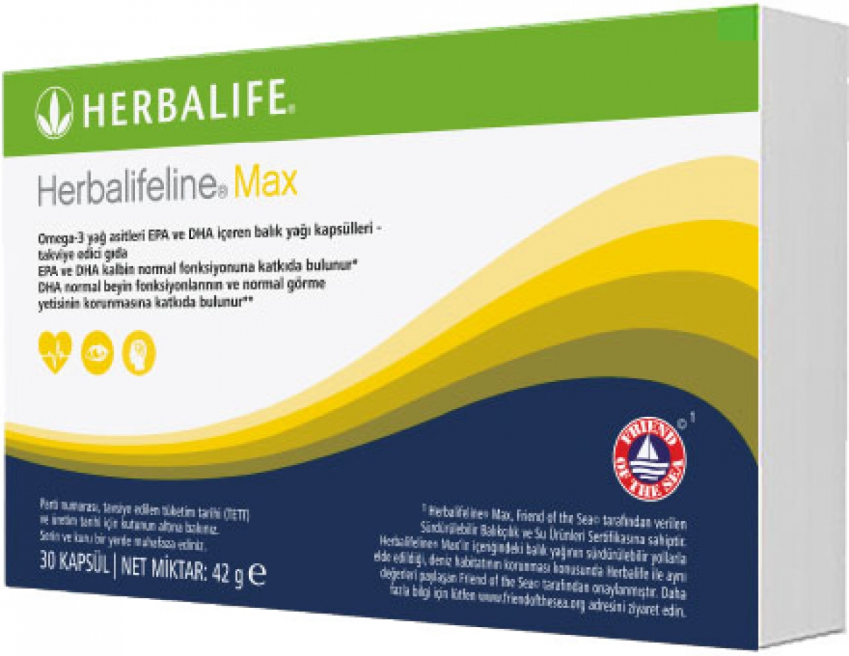 Herbalife Herbalifeline Max Omega 3 Kapsül 634,68 TL'ye Sipariş