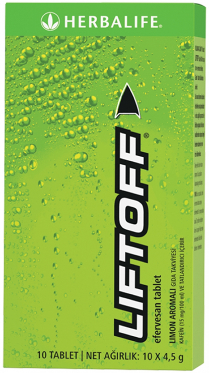 Herbalife Liftoff Efervesan 485,16 TL'ye Sipariş