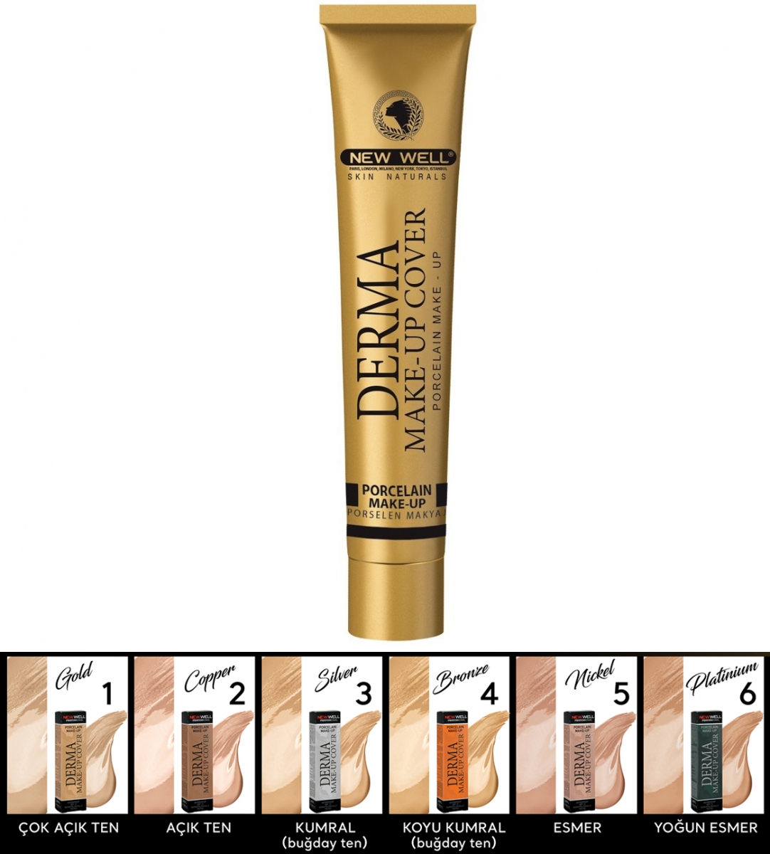 New Well Derma Cover Make Up Porselen Makyaj Kapatici Fondoten 39 00 Tl Ye Siparis