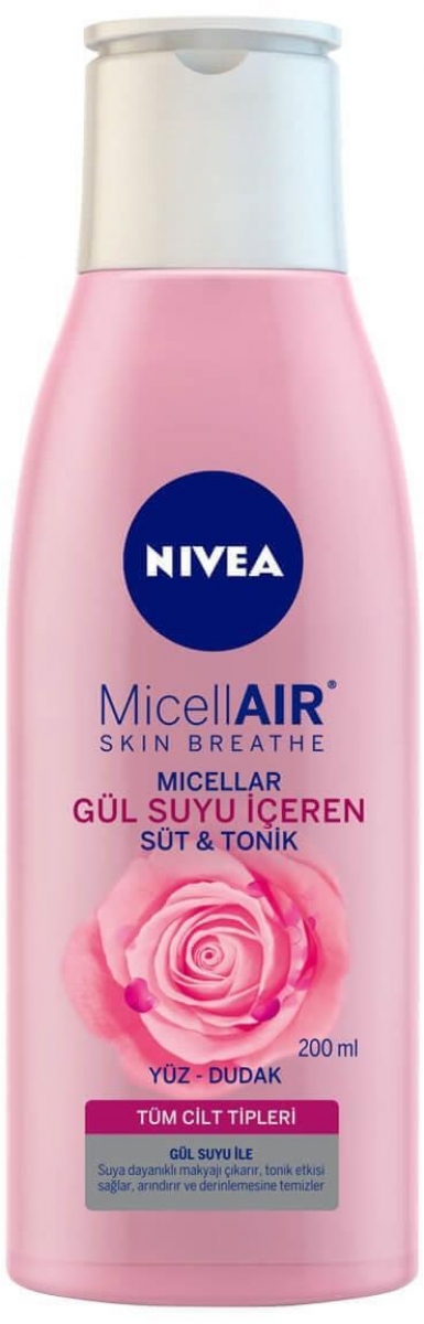 Nivea Micellair Gul Suyu Iceren Makyaj Temizleme Sutu Tonik 24 90 Tl Ye Siparis