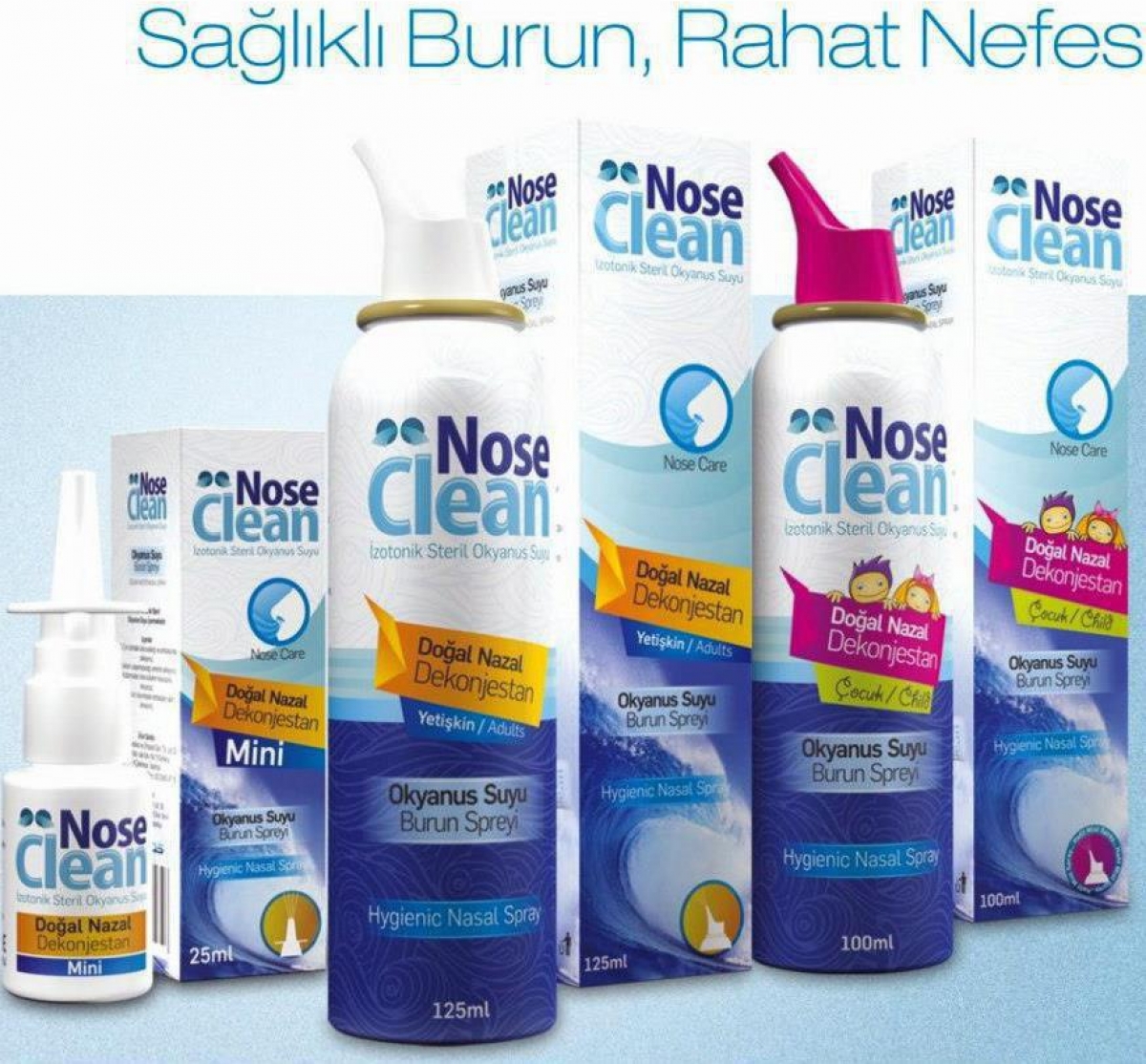 Nose Clean Izotonik Steril Okyanus Suyu Burun Spreyi 31 90 Tl Ye Siparis