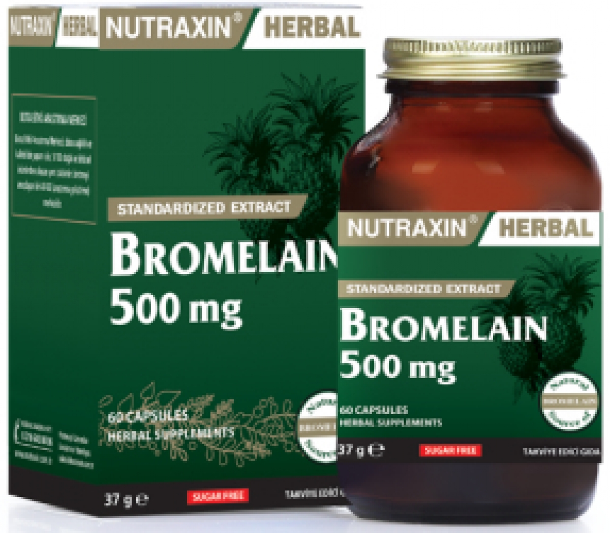 Nutraxin Bromelain Kapsül 74,89 TL'ye Sipariş