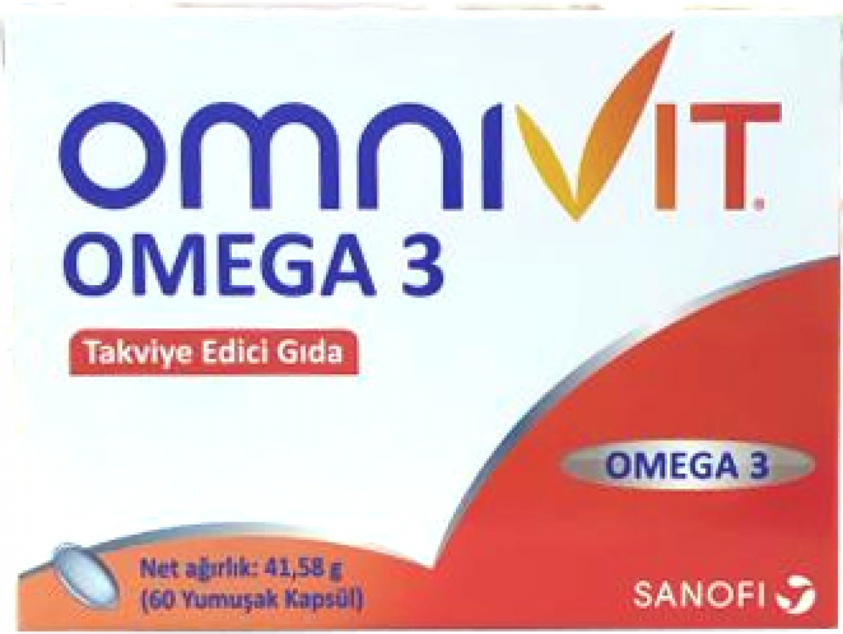 Omnivit Omega 3 Kapsül 49,90 TL'ye Sipariş