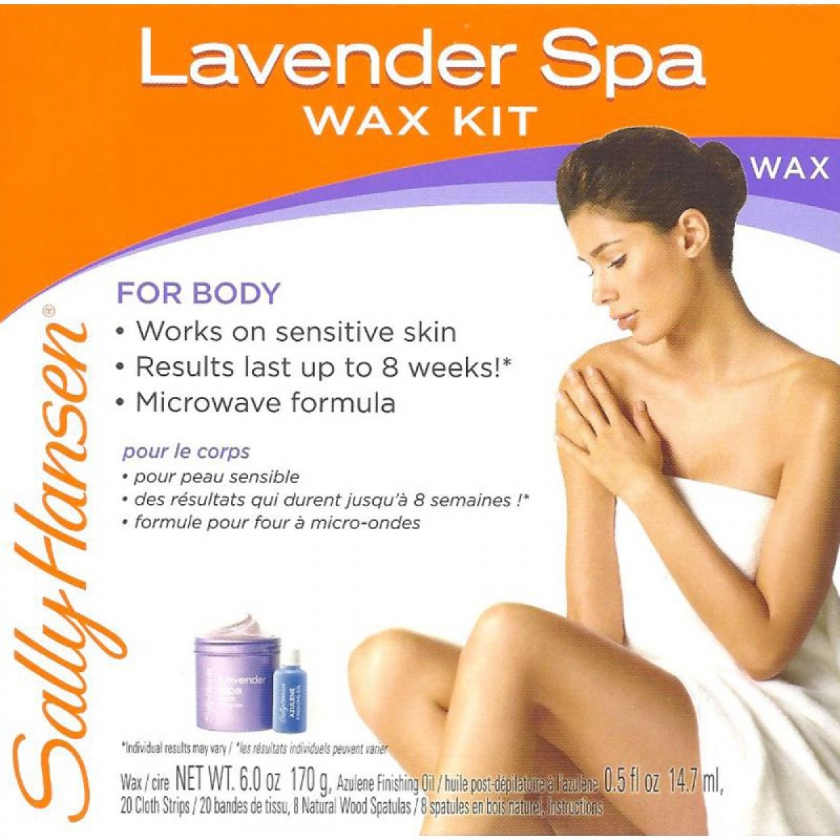 Sally Hansen Lavender SPA Wax Kit For Body 41,57 TL'ye Sipariş
