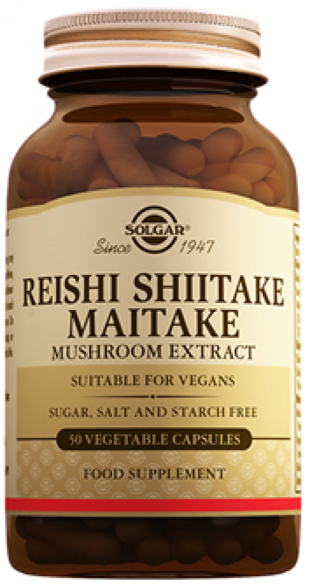 Solgar Reishi Shiitake Maitake Mushroom Extract Kapsül 186,50 TL'ye