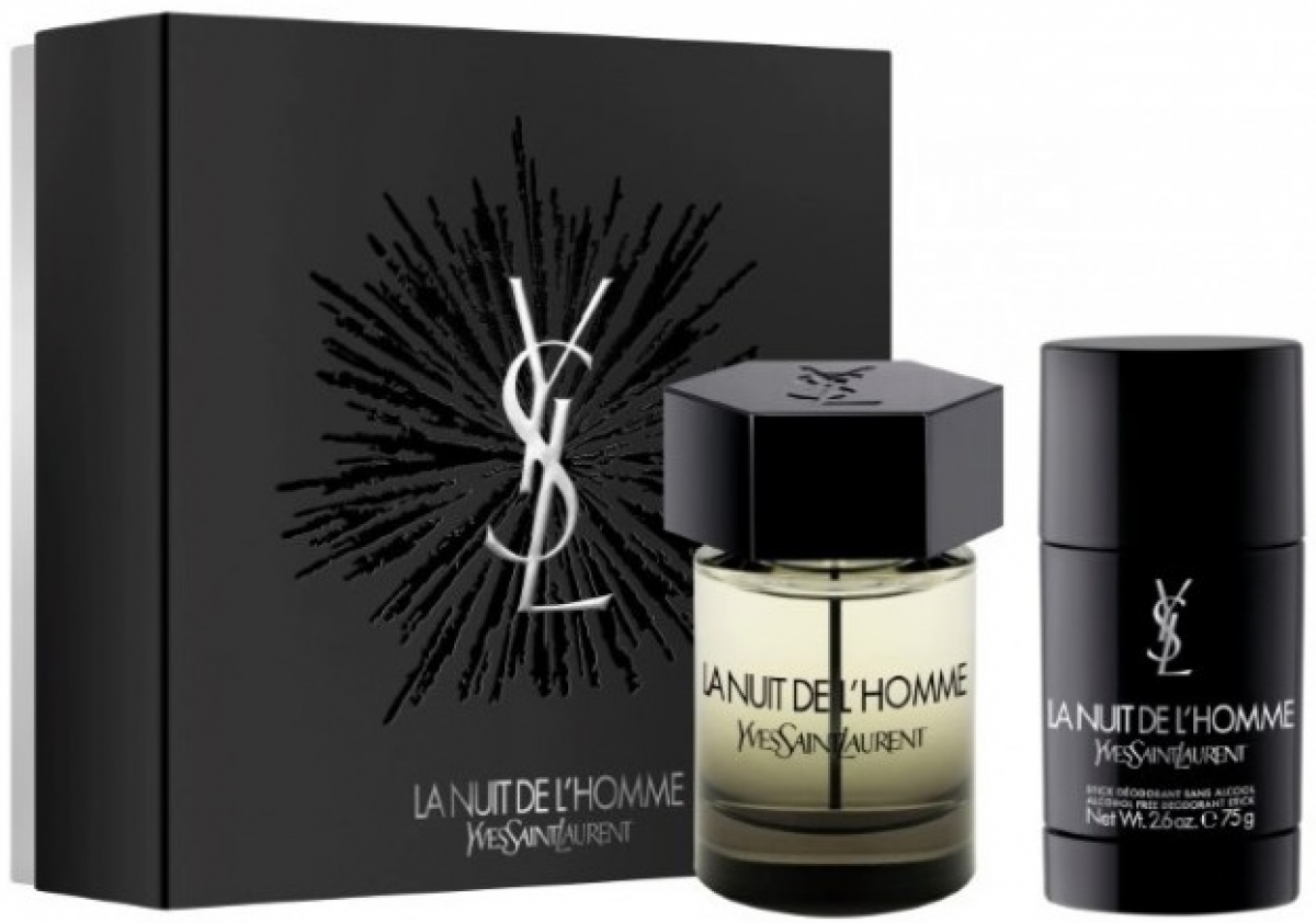 Yves saint laurent la nuit homme. Набор мужской YSL la nuit de l'homme. Наборы Essens Ив сен Лоран мужские. Yves Saint Laurent la nuit de l'homme дезодорант. Yves Saint Laurent la nuit de l homme 100 мл в матовом черном флаконе.
