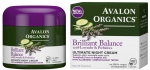 Avalon Organics Brilliant Balance Gece Kremi