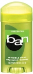 Ban Unscented Invisible Solid Antiperspirant Deodorant