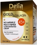 Delia Gold & Collagen Kırışıklık Karşıtı Sıkılaştırıcı Krem +45