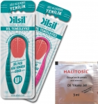 Dilsil Dil Temizleyici Sıyırıcı Kaşık (2li Paket) + Halitosil Ağız Kokusu Giderici Dil Jeli (3 ml)