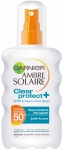 Garnier Ambre Solaire Clear Protect effaf Gne Koruyucu Sprey SPF 50