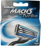 Gillette Mach3 Turbo Yedek Tıraş Bıçağı Başlığı