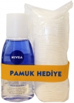 Nivea ift Etkili Gz Makyaj Temizleyicisi (Pamuk Hediye)