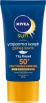 Nivea Sun Anti-Age Yalanma Kart Yz Kremi SPF 50