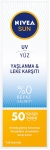 Nivea Sun Yalanma & Leke Kart Gne Koruyucu Yz Kremi SPF 50+