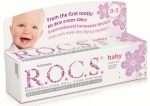 ROCS Baby 0-3 Yaş Yutulabilir Bebek Diş Macunu