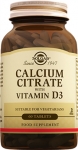 Solgar Calcium Citrate with Vitamin D3 Tablet